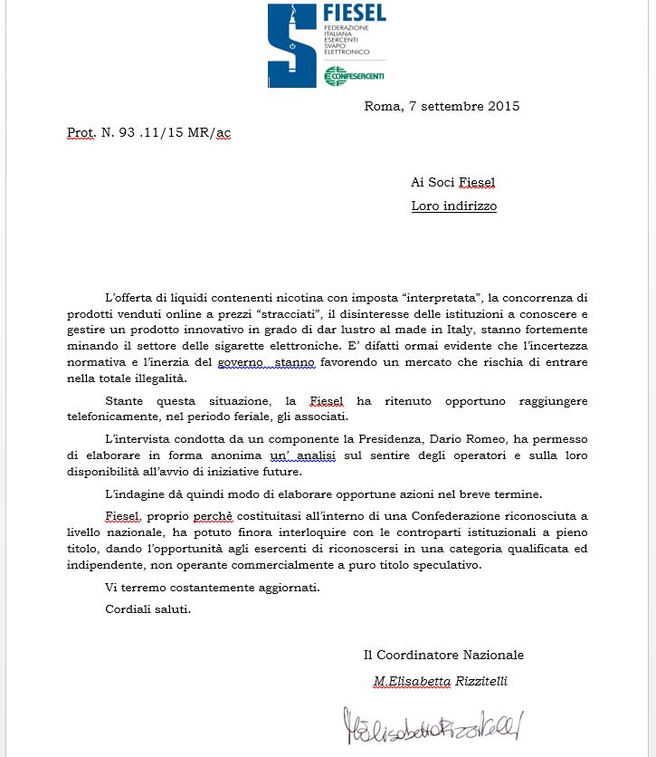 Nota Fiesel 2 settembre bis