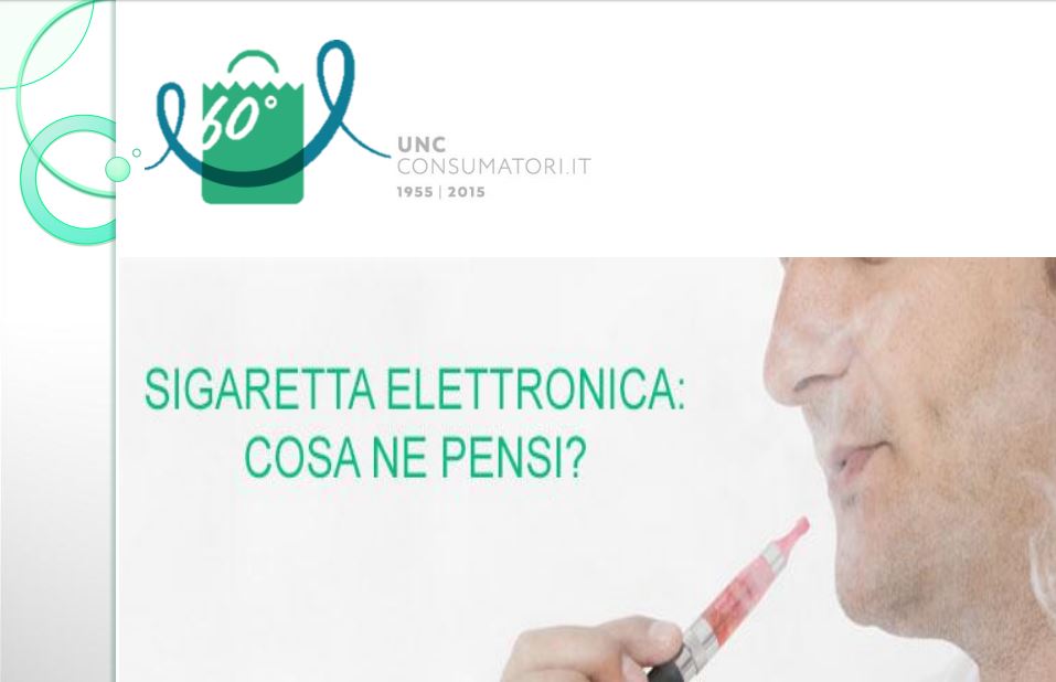 unc sondaggio ecig