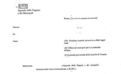 Il senso dell’AAMS per la Corte Costituzionale