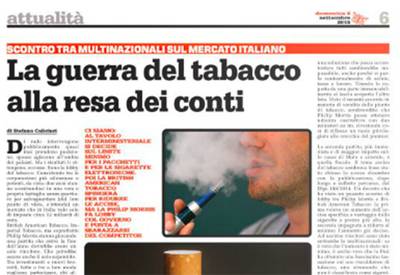 La guerra del tabacco alla resa dei conti | Il Garantista