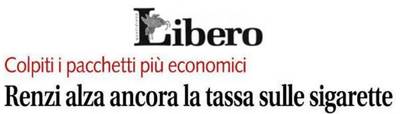 Renzi alza ancora la tassa sulle sigarette_Libero