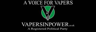 Vapers in Power nel Regno Unito. Si candida il partito degli svapatori