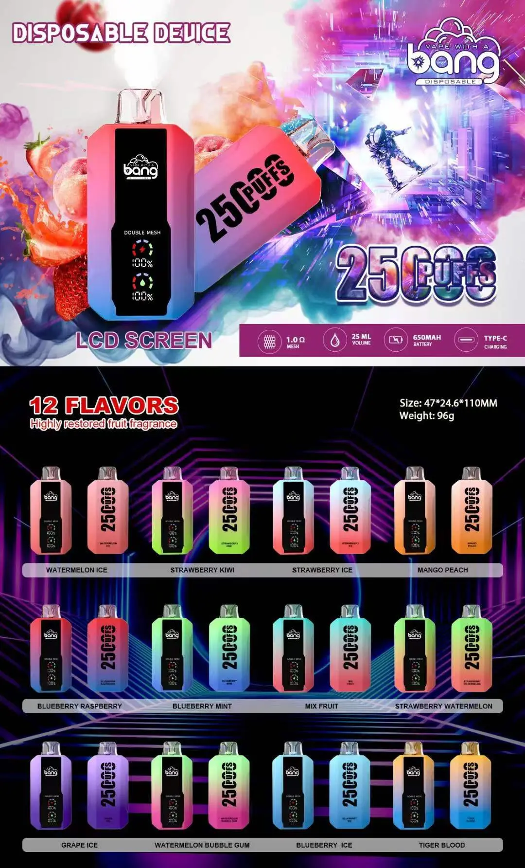 Bang Vape 25000 Puffs